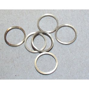 Ø18 mm Sølvring, 2 mm bred, 1 mm gods