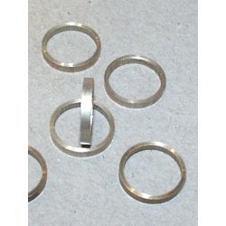&Oslash;18 mm S&oslash;lvring, 2 mm bred, 1 mm gods