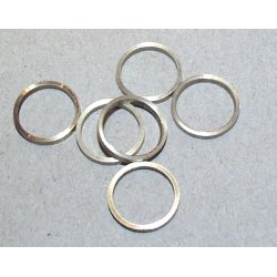 &Oslash;15 mm S&oslash;lvring, bredde: 2 mm, 1 mm gods