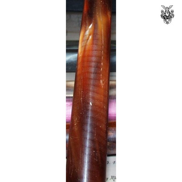 Gul/Brun Akrylstang 25x1000 mm