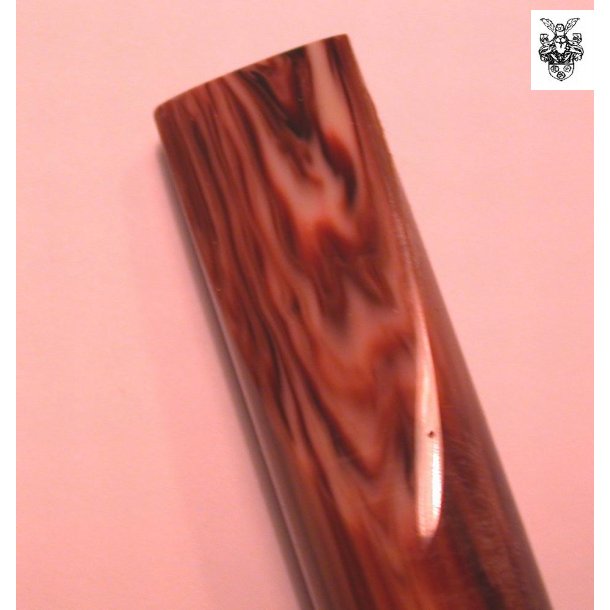 Akrylstang 15,5 mm Brun/Lys/Mrk, Beregnes pr. cm