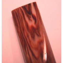 Akrylstang 15,5 mm Brun/Lys/Mrk, Beregnes pr. cm