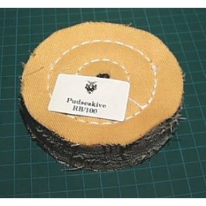 GUNDEX Pudseskive RB, Diameter 100 mm, 10 mm hul