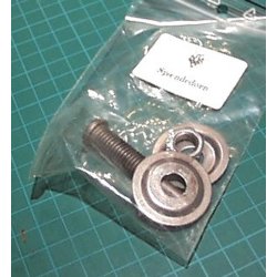 Sp�ndedorn til pudse-/glinseskiver