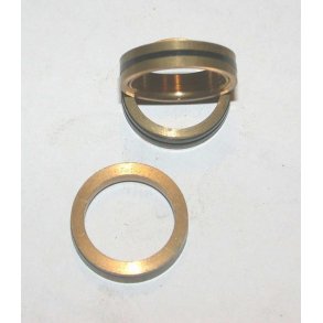 18x4 mm Messingring, Gods: 2 mm