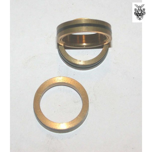 18x4 mm Messingring, Gods: 2 mm