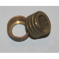 &Oslash;17x10 mm Messingring, 1 mm godstykkelse luk.