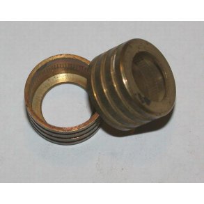 Ø17x10 mm Messingring, 1 mm godstykkelse luk.