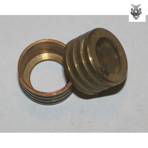 &Oslash;17x10 mm Messingring, 1 mm godstykkelse luk.