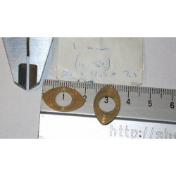20/12,5x1 mm (BxH) oval messingring