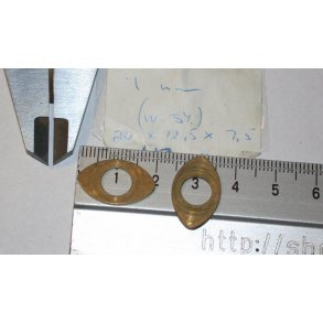 20/12,5x1 mm (BxH) oval messingring