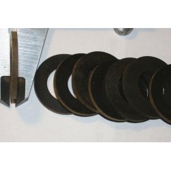 25x2 mm Ebonitring, hul: 15 mm