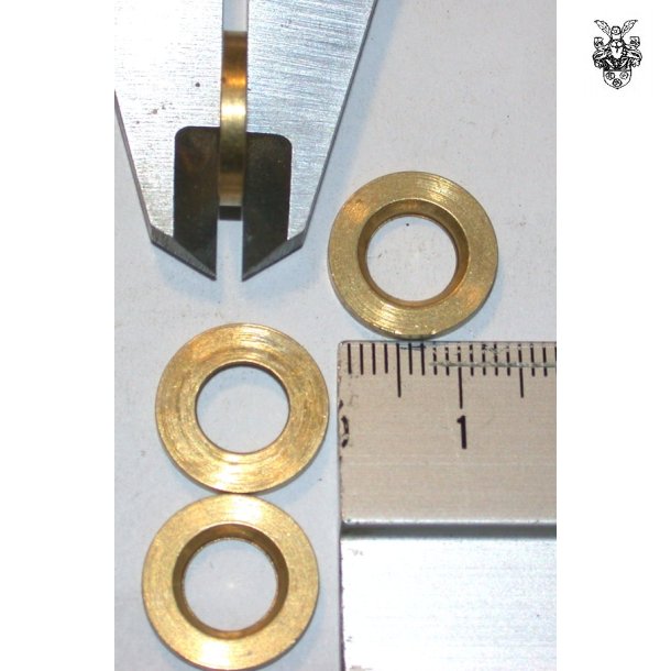 14x2 mm Messingring, hul: 7,5 mm