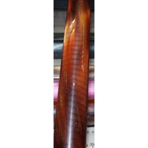 Gul/Brun Akrylstang �25 mm. Beregnes pr. cm.