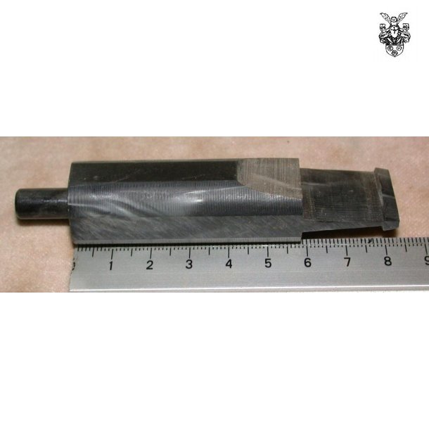 �18x75 mm Sort/Gr� Marmoreret Akrylspids, 7 mm tap