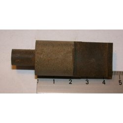 &Oslash;20x45 mm H&aring;ndlavet Ebonitspids, 9,5 mm tap