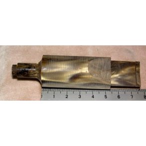 25x80 mm Acrilicstem dark/green, inserttenon.