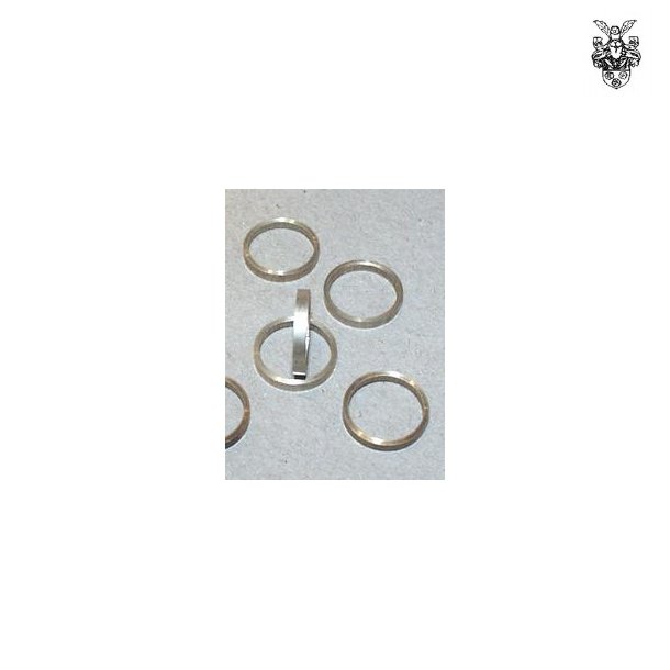 &Oslash;14 mm S&oslash;lvring, 2 mm bred, Godstykkelse: 2 mm