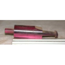 �25x80 mm Pink/m�rk Akrylspids - h�ndlavet, filtertap
