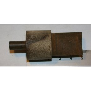 �25x48 H�ndlavet Ebonitspids, 8 mm tap