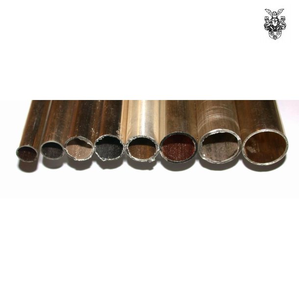 13 mm� Sterlings�lv 935 - i r�r, Gods: 0,5 mm, Pris pr. cm