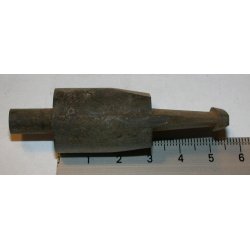 �20x53 H�ndlavet Ebonitspids, 8 mm tap