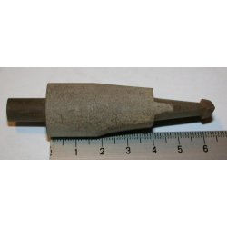 &Oslash;20x60 H&aring;ndlavet Ebonitspids, 9 mm tap