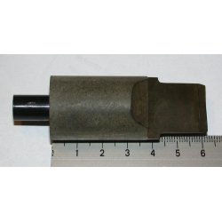 &Oslash;25x61 H&aring;ndlavet Ebonitspids, 10 mm teflontap