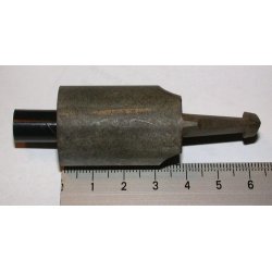 &Oslash;25x61 H&aring;ndlavet Ebonitspids, 10 mm teflontap