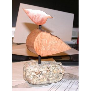 Endnu en Briarfugl er fl&oslash;jet