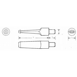 &Oslash;17x60 SA Pl 9mm tap, Acryl