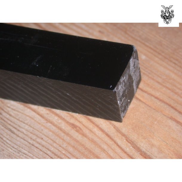 20x20 mm Sort Akryl. Beregnes pr. cm.