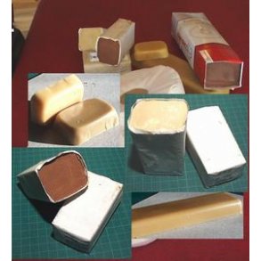 GLINSEMASSE OG POLERVOKS, SAMT SLIBEARK/-BÅND